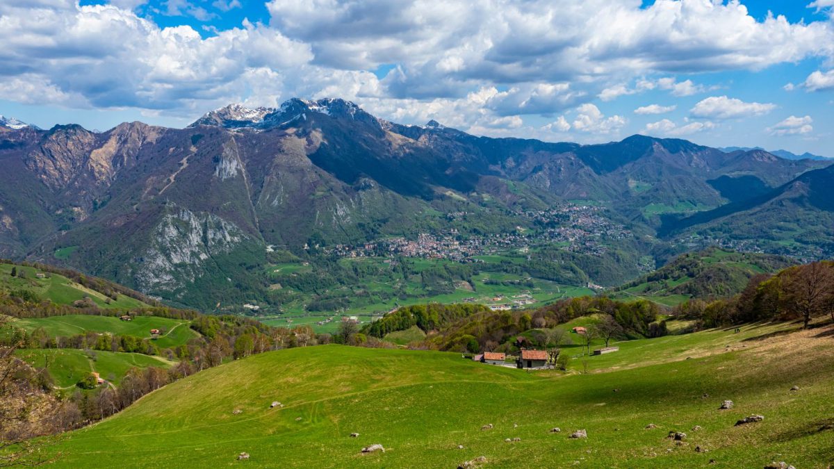 Vista mozzafiato della Valsassina