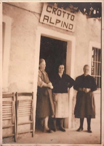 foto storica del crotto alpino
